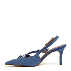 Slingback DIVINE FOLLIE 1830 Camoscio Carta da zucchero