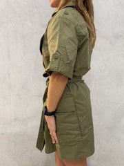 Vestito REPLAY W9153.000.84909.833 - Verde militare