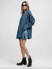 Minigonna con pinces REPLAY W9928.000.80081C 020 - Denim