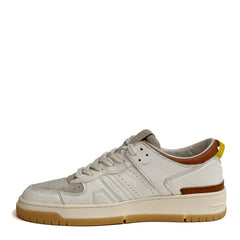 Sneaker  D.A.T.E. TORNEO NATURAL WHITE-CUOIO