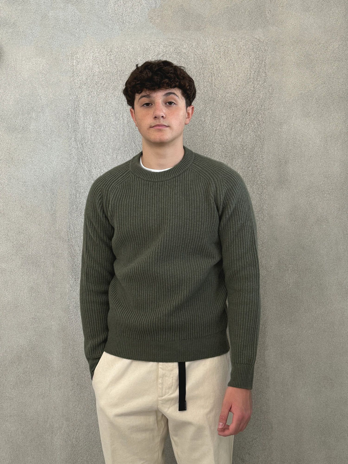 MASQ Crewneck Sweater M1175 7 0410 - Green