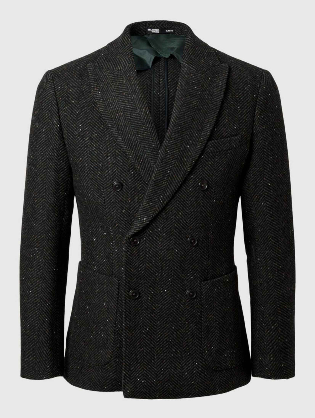 Blazer SELECTED 16094885 Wool - Dark Green