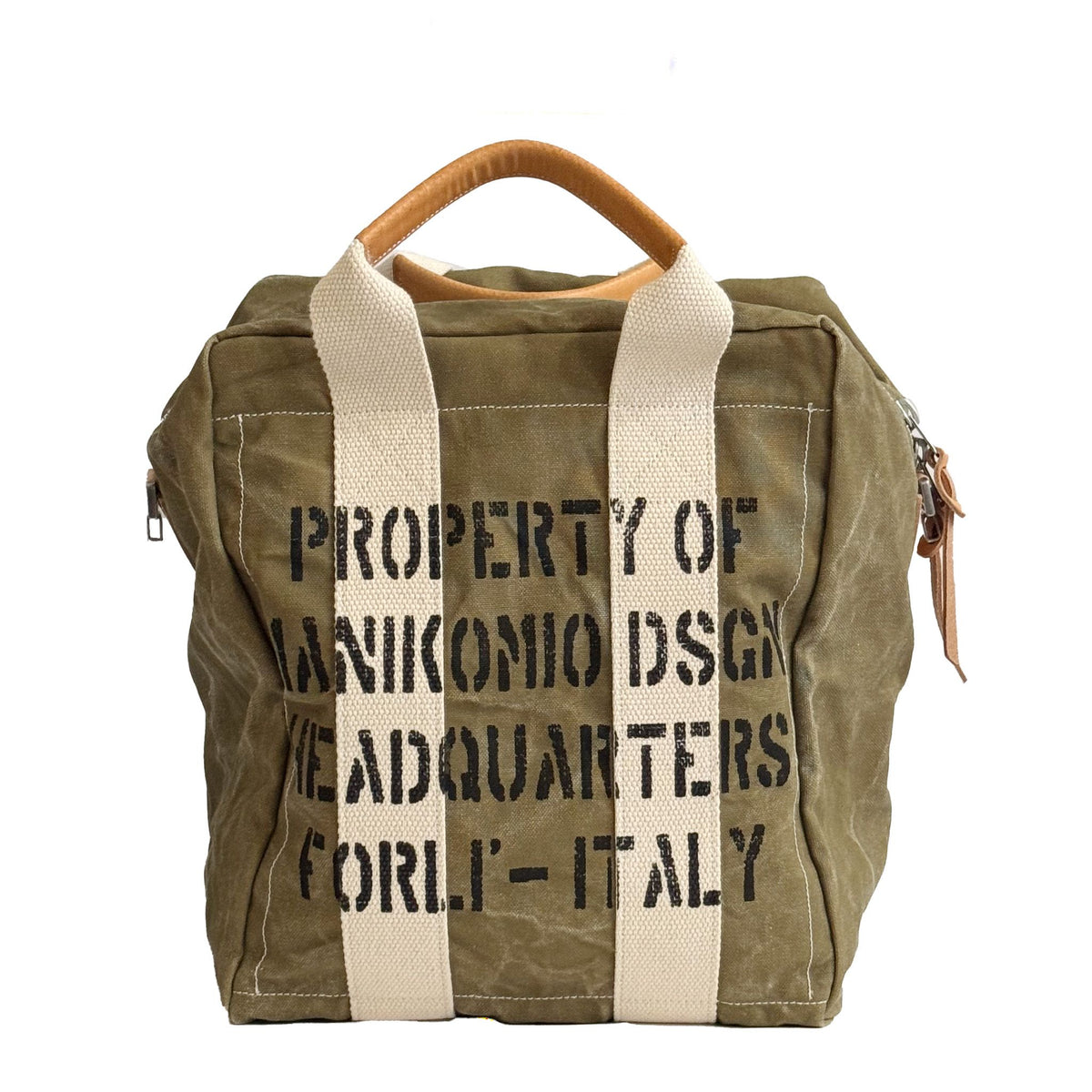 Borsa MANIKOMIO AN6505-1- TT OLONA COTTON - MILITARY