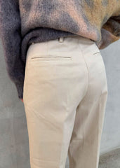 Long trousers WHITE SAND RITA 24WSD09 300 20 - Beige