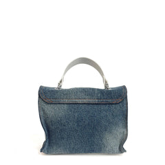 Borsa REBELLE CHLOE -  Denim/White