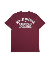 T-shirt DEUS EX MACHINA Camperdown Address - Rhodo