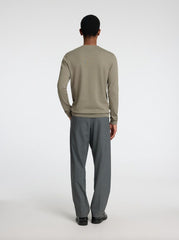 Maglioncino Crew Neck SELECTED 16074682 - Vetivier/Melange