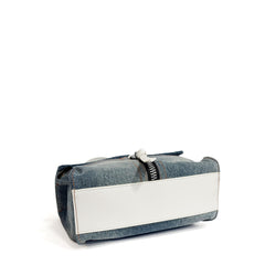 Borsa REBELLE CHLOE -  Denim/White