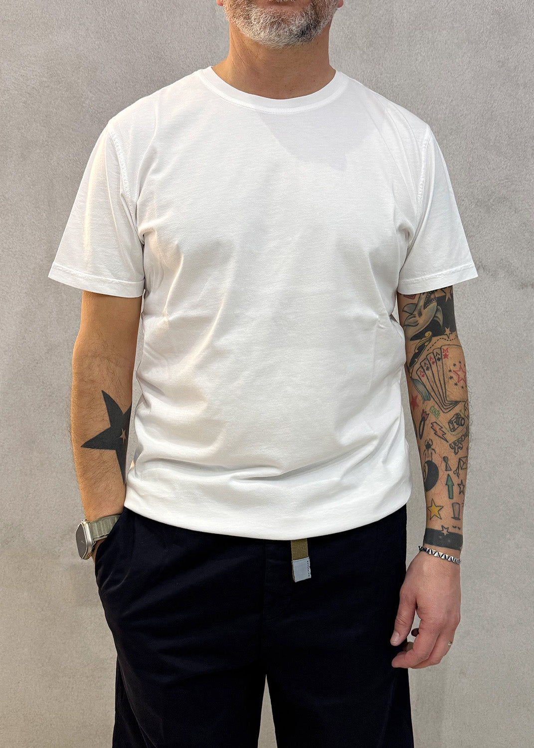 T-shirt Basic BLEEKER 1202 Jersey - White