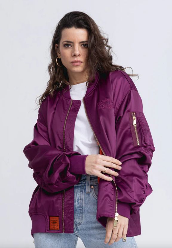 Jacket BOMBERS ORIGINALS BALLERINA - Purple