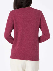 SAINT BARTH Sorbonne Half Neck Sweater 00253G - Peony