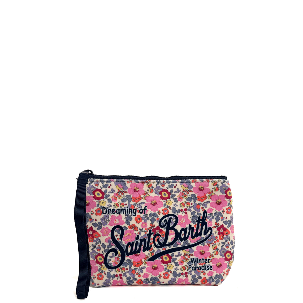 Pochette SAINT BARTH ALINE 00652G - Violet Flowers 21