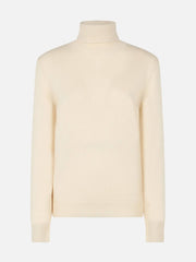 Turtle Neck Sweater SAINT BARTH Moody 00492G - White