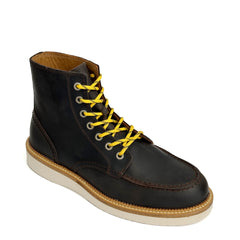 SELECTED Moc-Toe Boot - Dark Brown