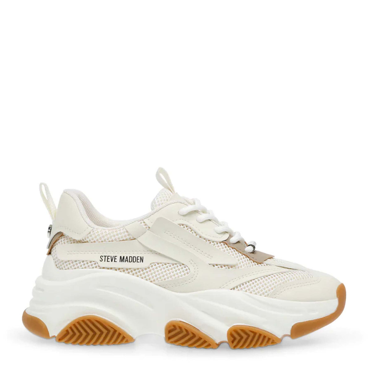 STEVE MADDEN Possession White Gum sneaker