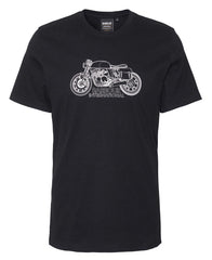 T-shirt BARBOUR COLGROVE MOTOR MTS1295BK31 - BLACK