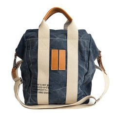 Borsa MANIKOMIO AN6505-1- TT OLONA COTTON NAVY BLUE