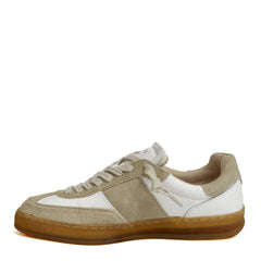 Sneaker  D.A.T.E. SPORTY CALF WHITE-BEIGE