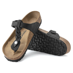 Infradito BIRKENSTOCK GIZEH Oiled Leather 1021349 - Black - Sergio Fabbri