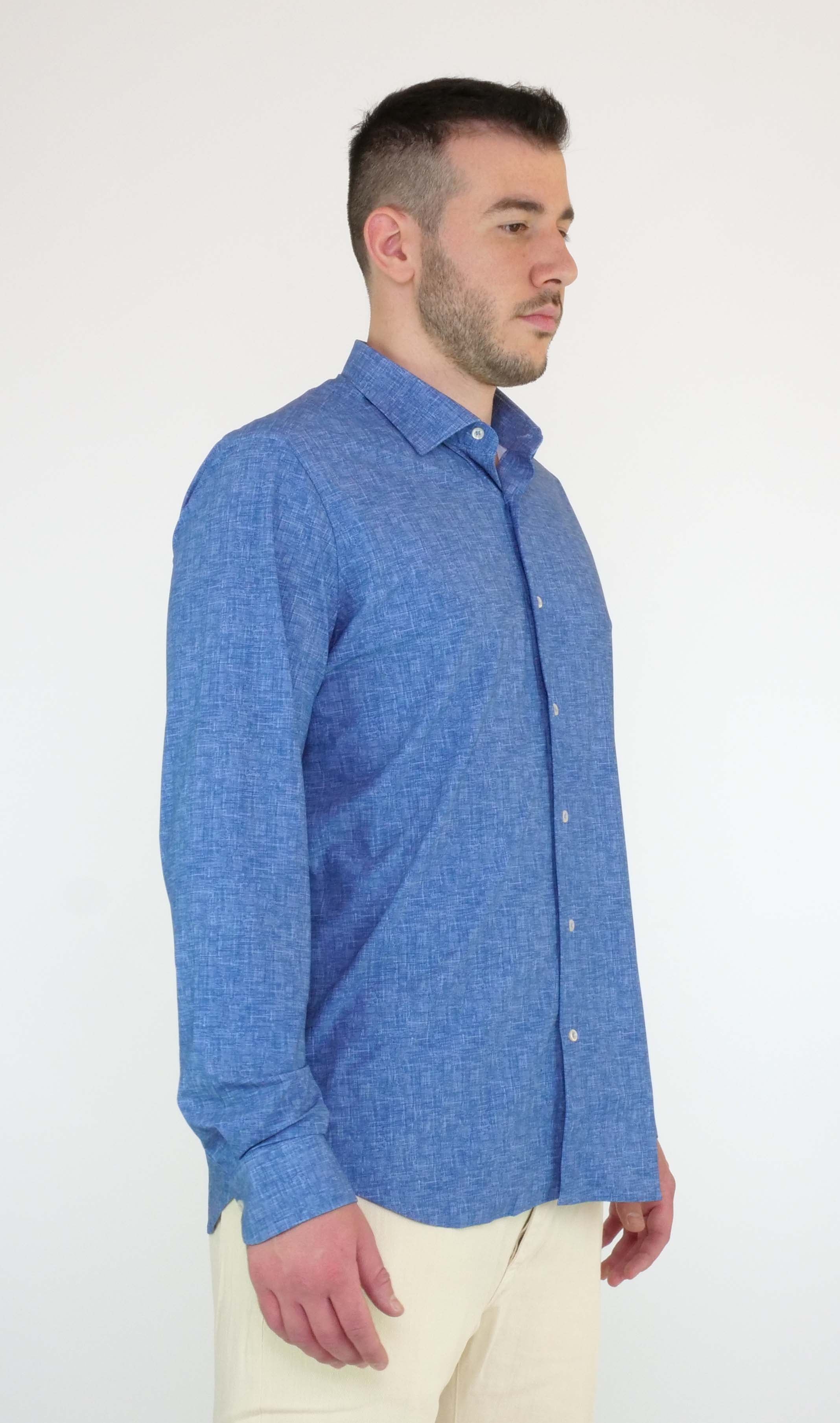 Camicia ALEA DAN88L0 1156-31 Blu Chiaro - Sergio Fabbri