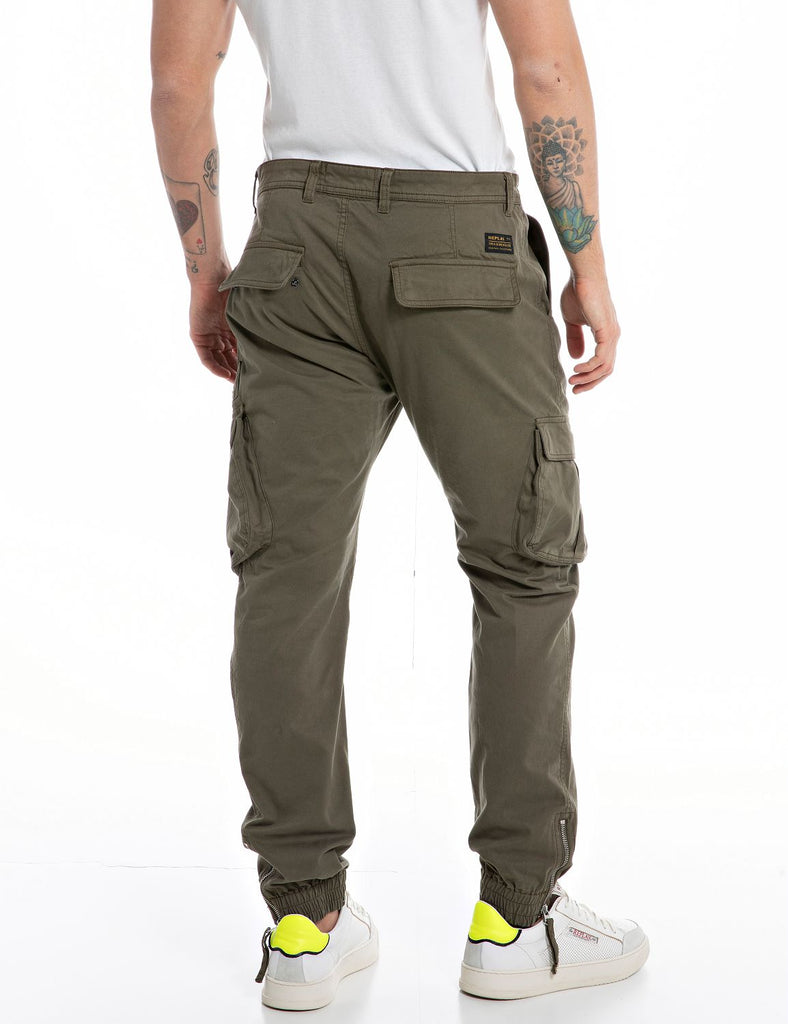 REPLAY cargo trousers M9954.000.84761G - Military green price online